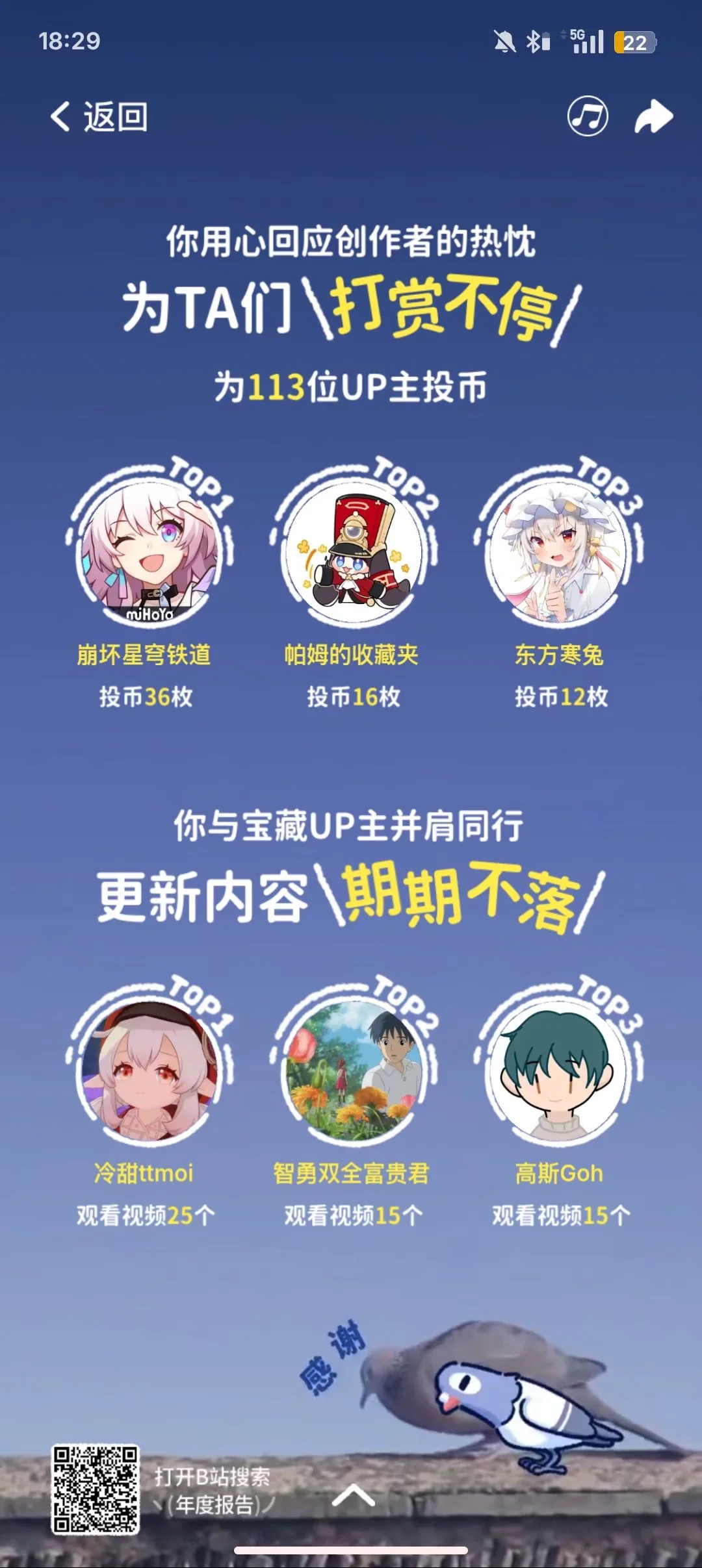 UP 主们